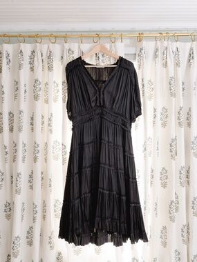black ULLA JOHNSON dress size 16